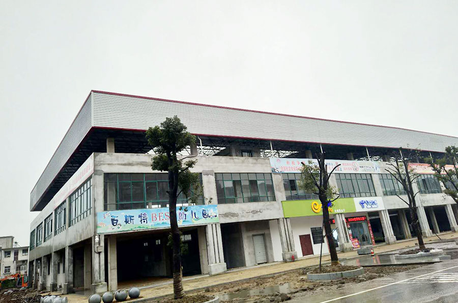安徽安慶大楓農(nóng)貿(mào)市場(chǎng)網(wǎng)架工程