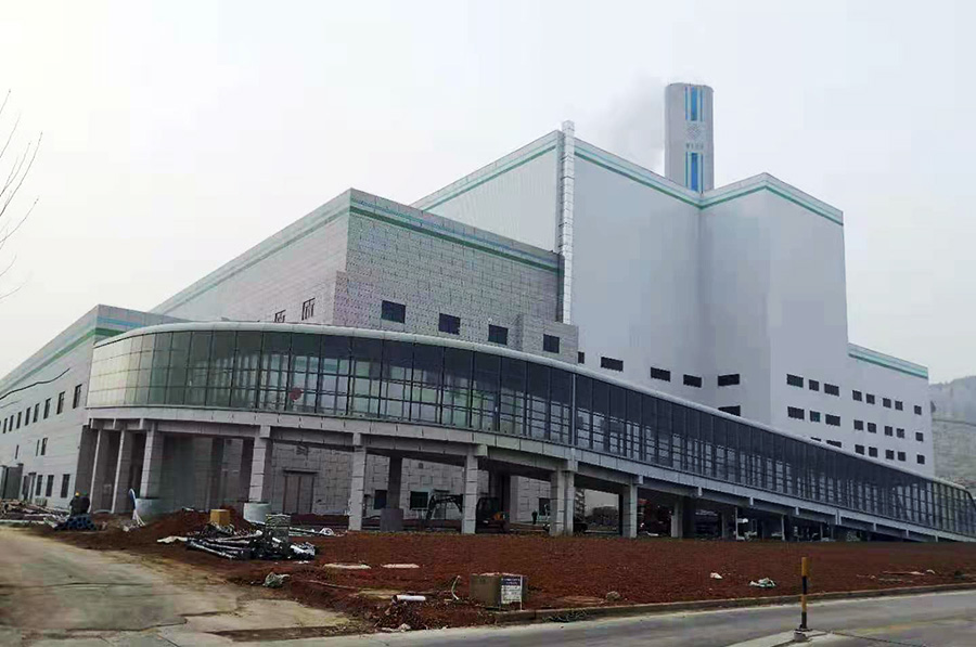 棗莊中科垃圾焚燒發(fā)電改擴建項目網架工程